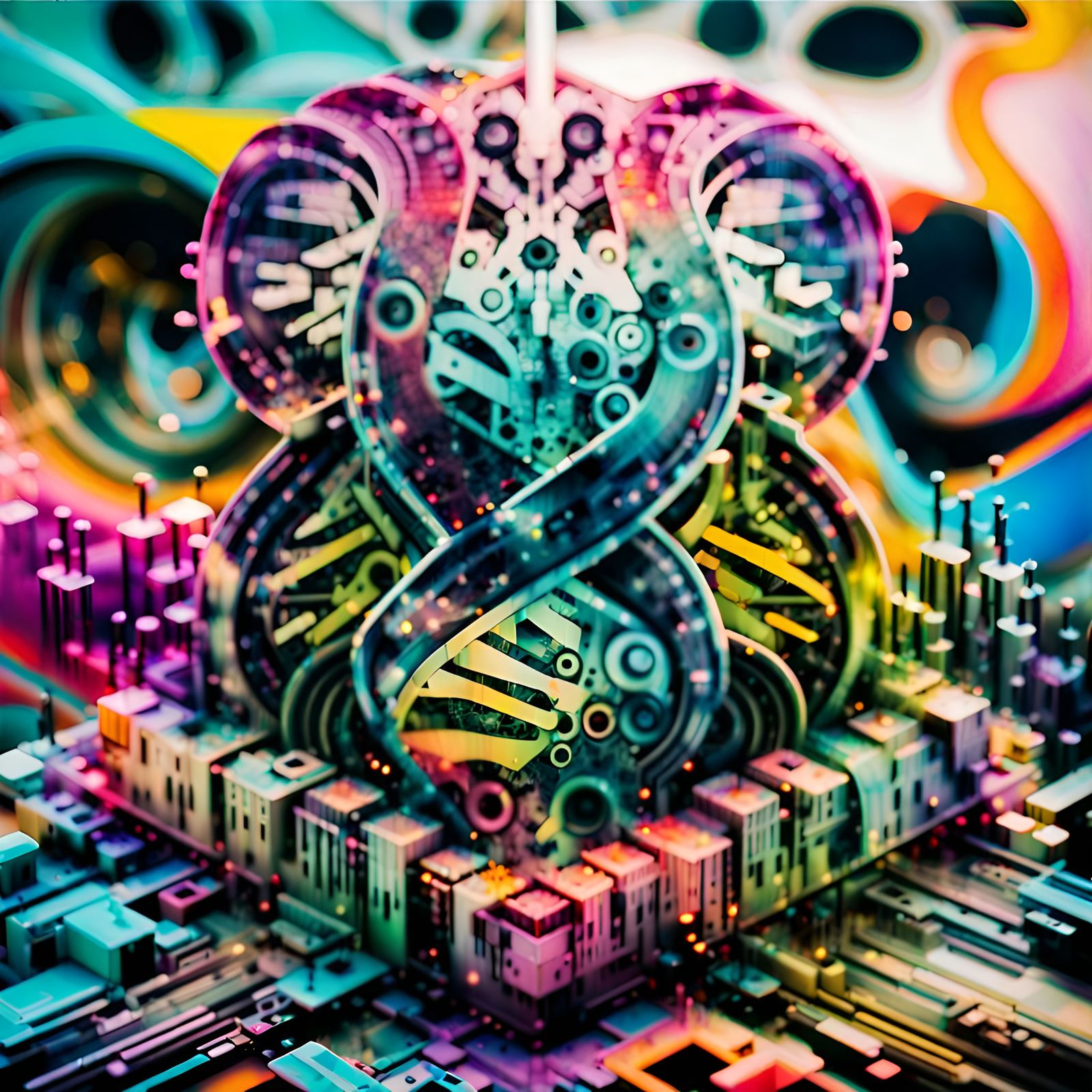 Abstract psychedelic multi-layer composite, 15feb24