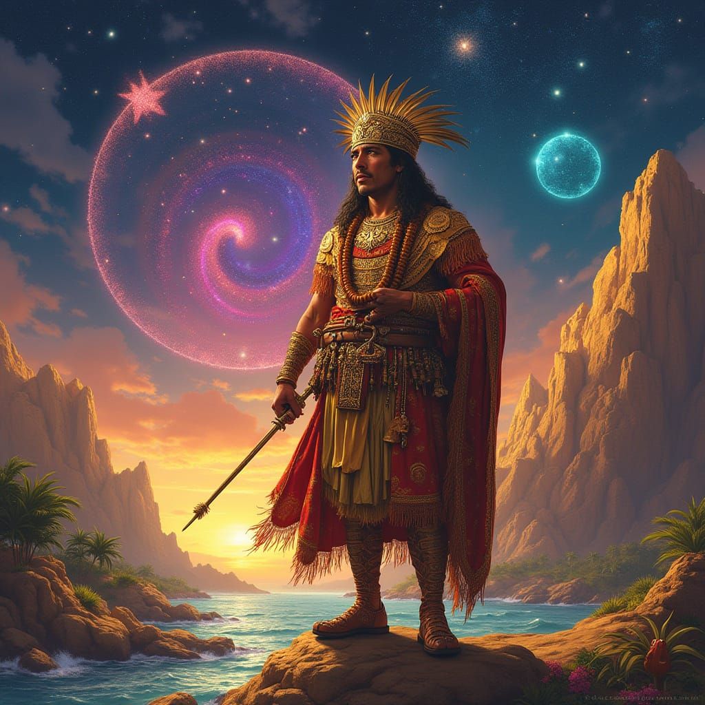 Golden Mountains Portal to the Cosmos