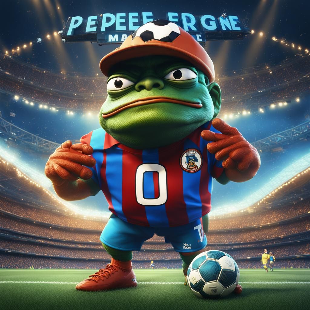 Pepe the Frog Plays Football