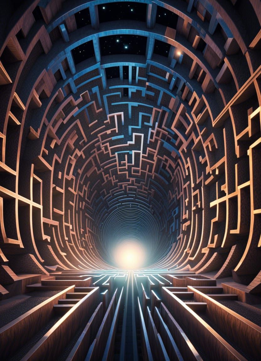 Infinite Cosmic Maze