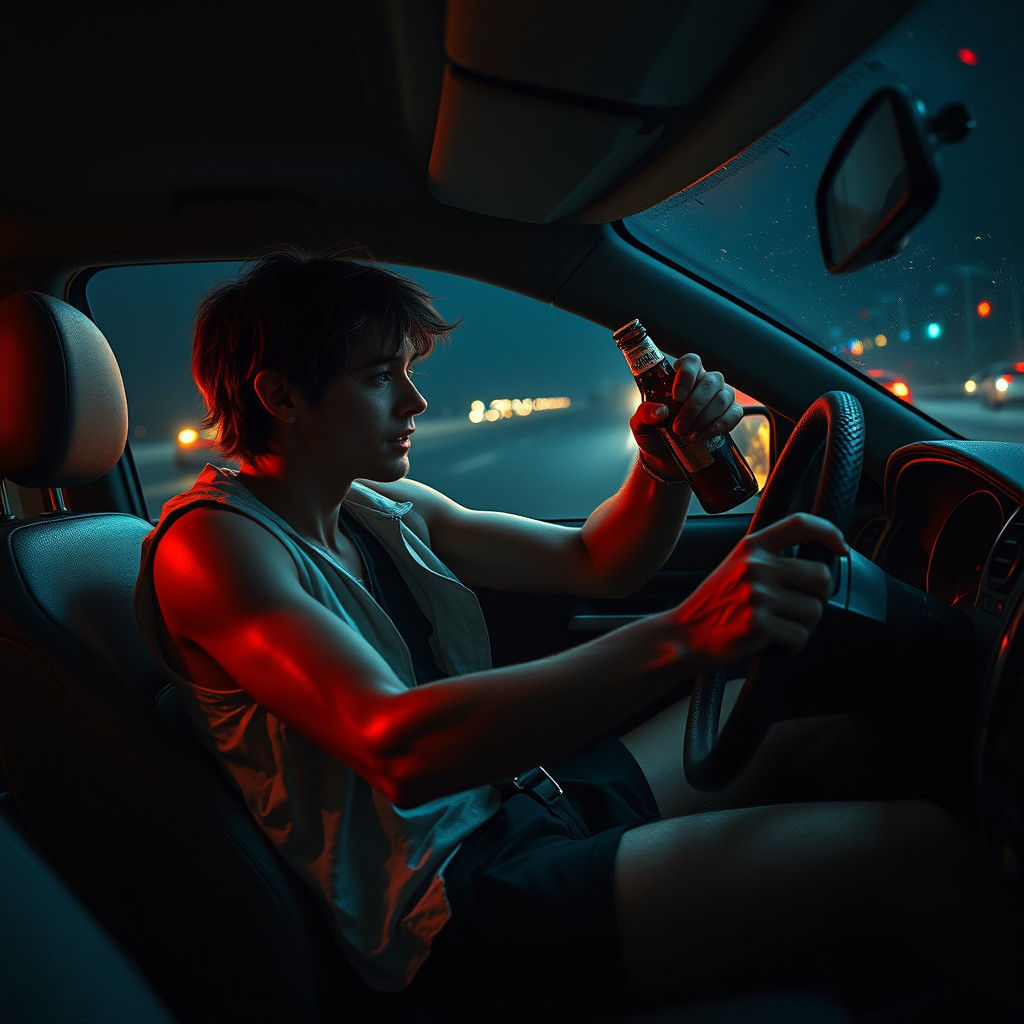 Rebellious Youth Crashes Under the Neon Lights