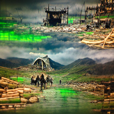 Post-Apocalyptic Middle-earth in 8K 3D Rendering