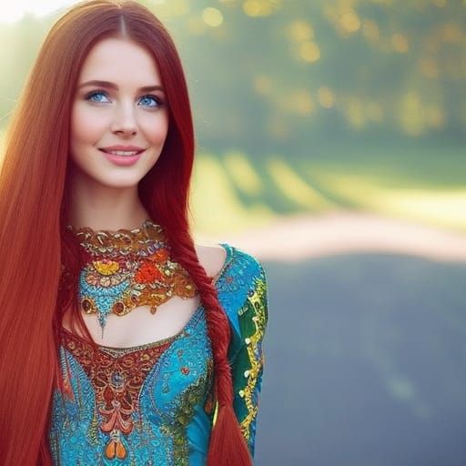 Exquisite Princess with Pastel Hair and Blue Eyes