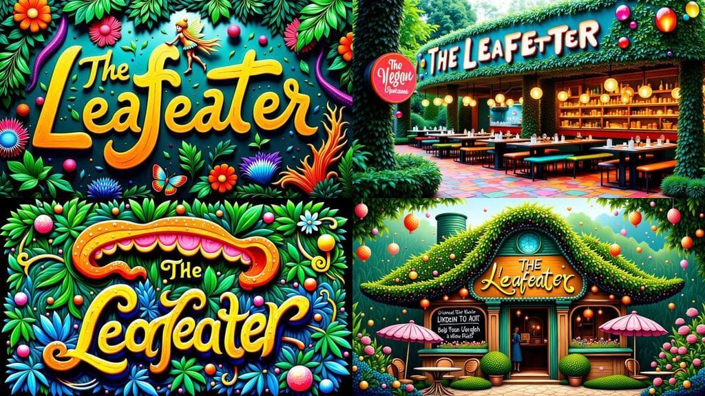 Whimsical Vegan Restaurant in a Fairy-Themed Setting