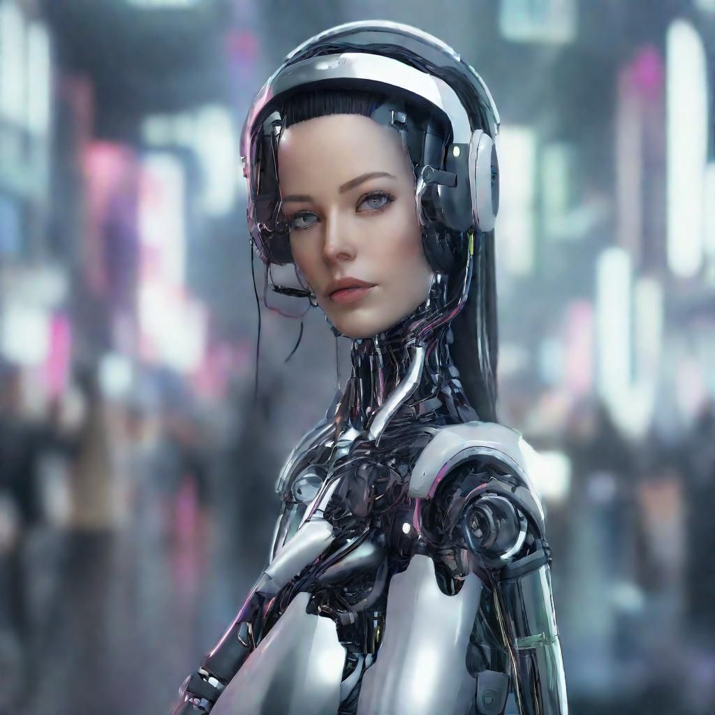 AI Generated Female Face Exploring Gender Representation