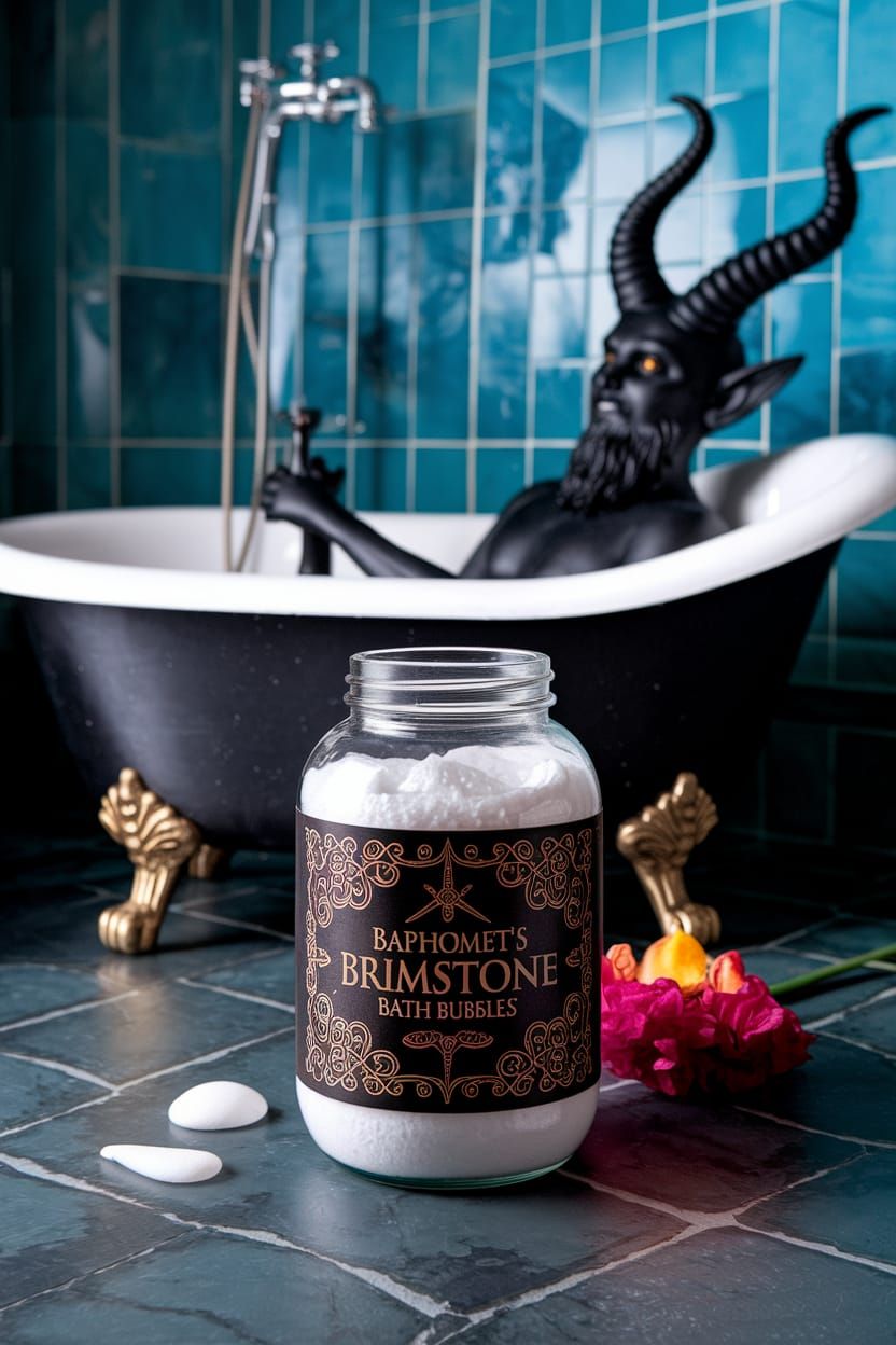 Baphomet's Brimstone Bath Bubbles