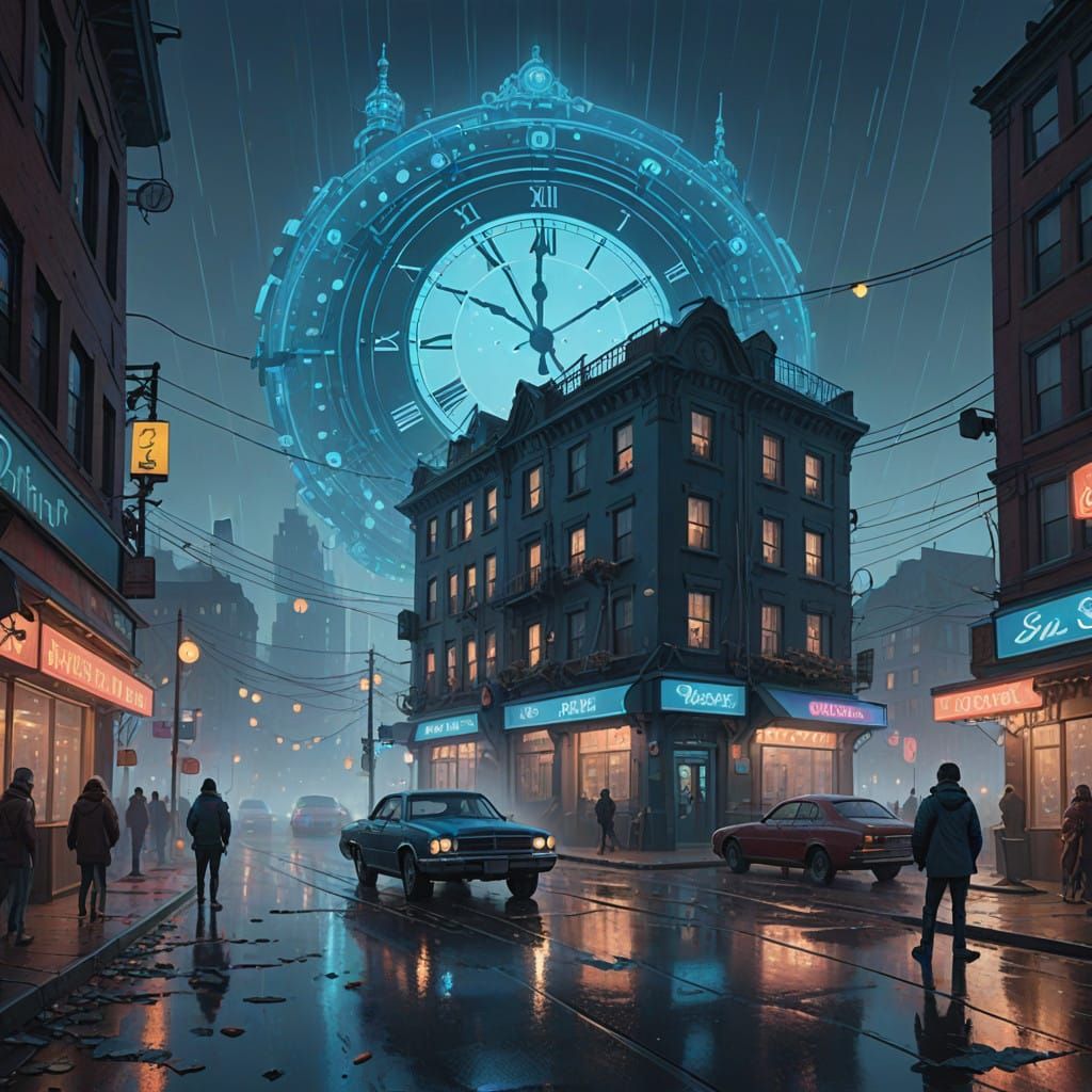 Midnight Celebrations in Vibrant Color and Light