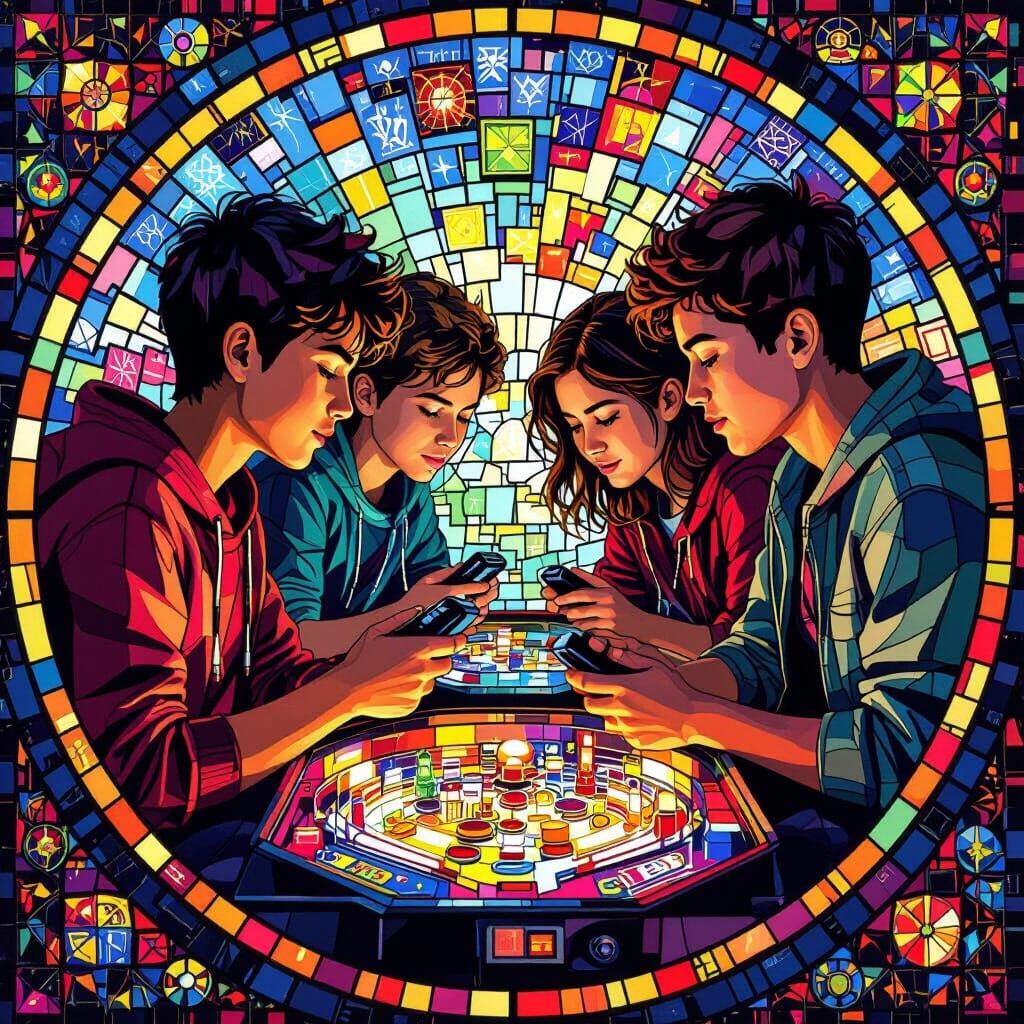 Mosaic Art: Youth Connect Through Digital Games