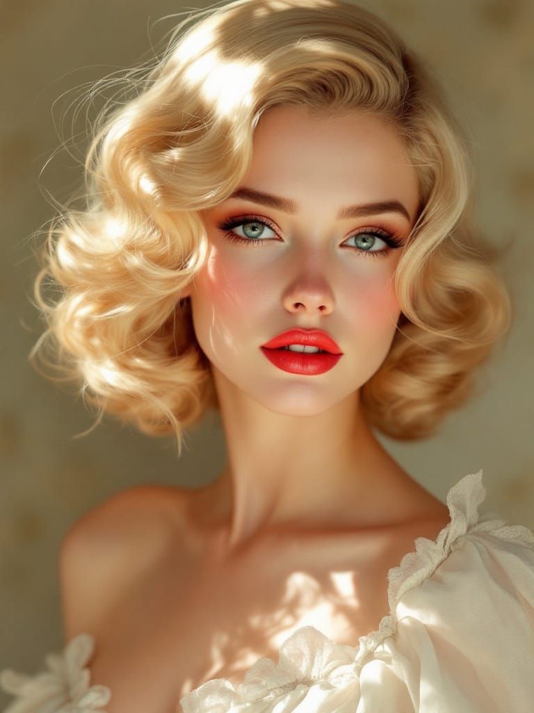 1950s Pin-Up in Sakimichan and Bowater Style