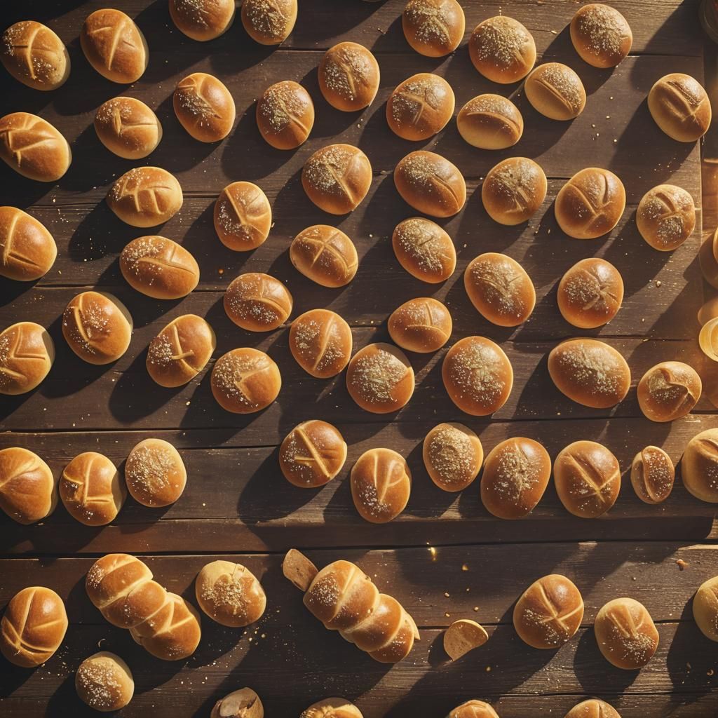 Cinematic Mexican Bread Still Life