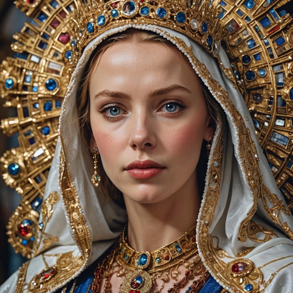 Madonna Portrait Inspired by Professional Photography