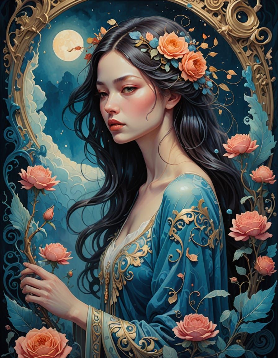 Ethereal Dreamscapes in Mixed Media