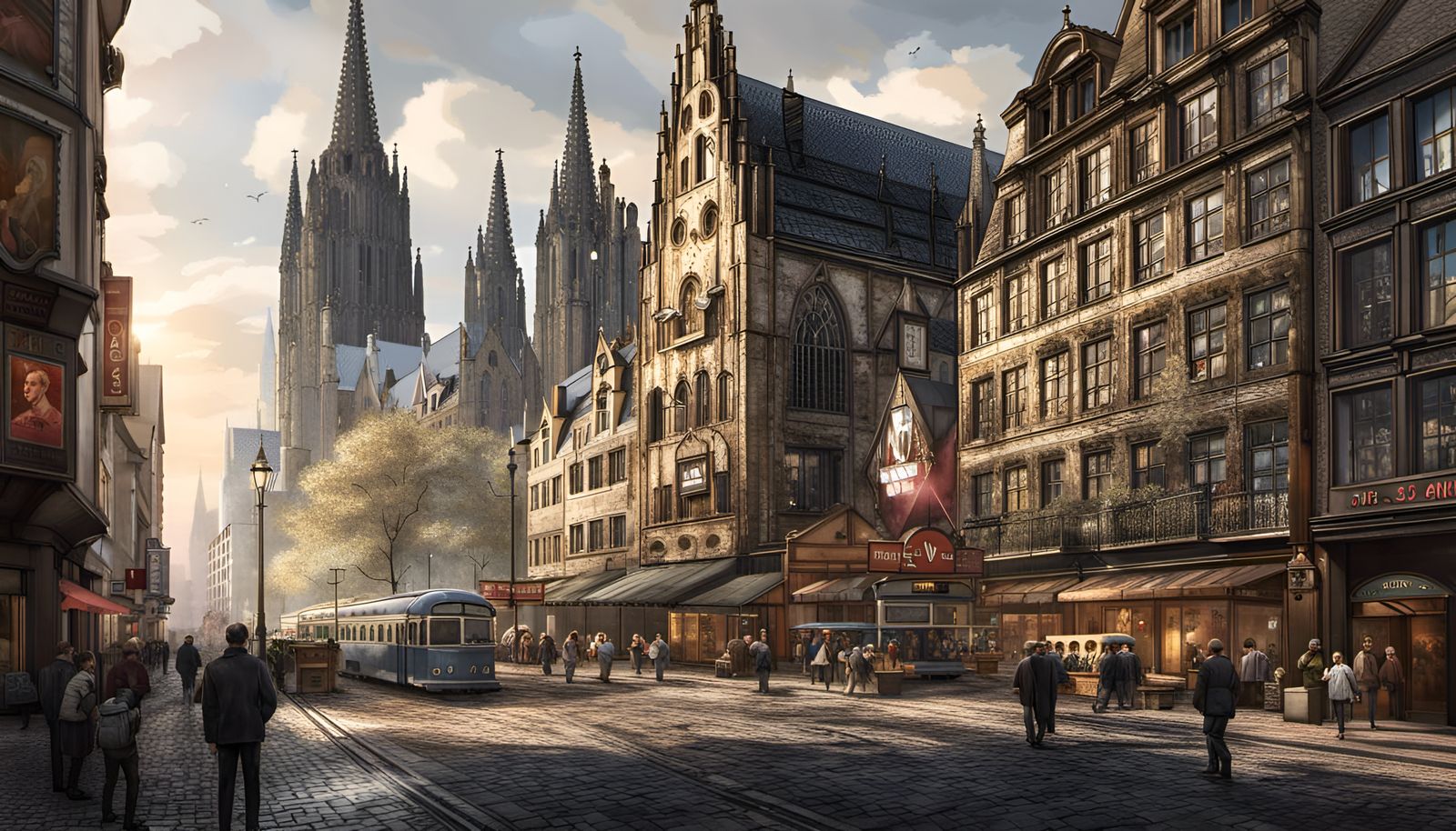 Cologne City Center After World War II