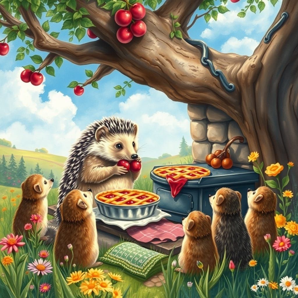 Springtime Pie Bash in the Meadow