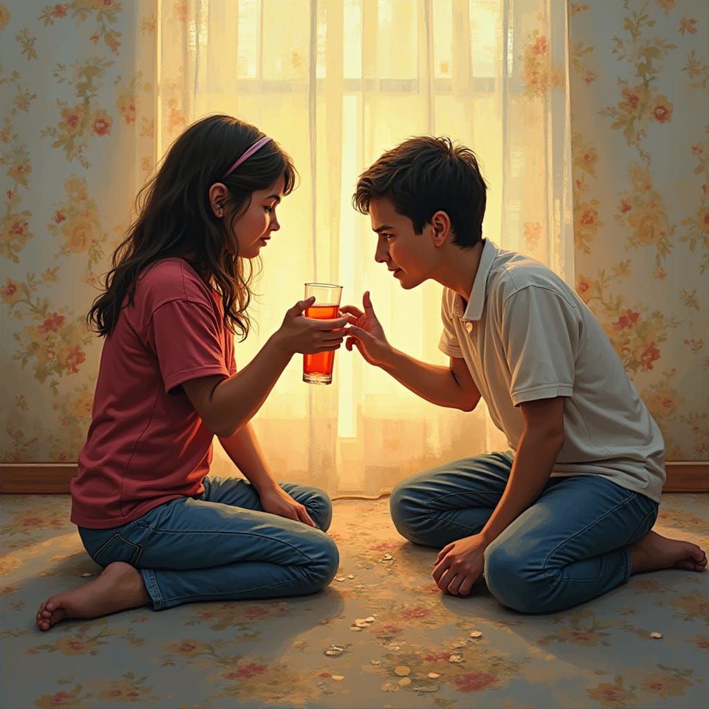 Vixen in a Sleek Black Leather Bikini