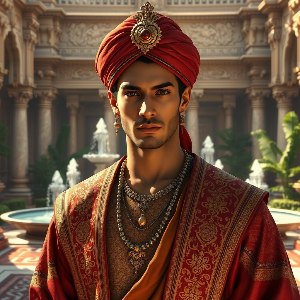 Prince Ratnaveer in Regal Splendor