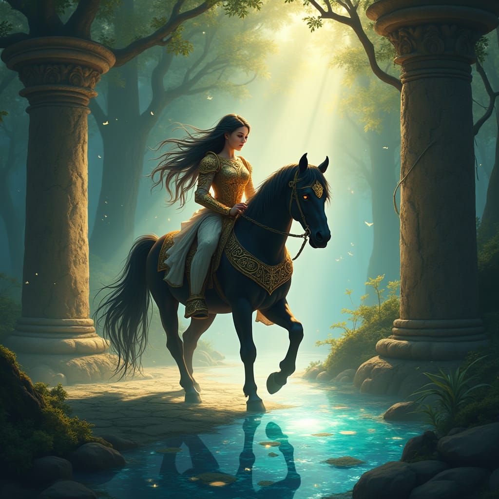 Mystical Sanctuary Unfolds in Enchanted Forest