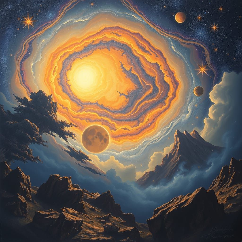 Cosmic Dawn in Vibrant Colors