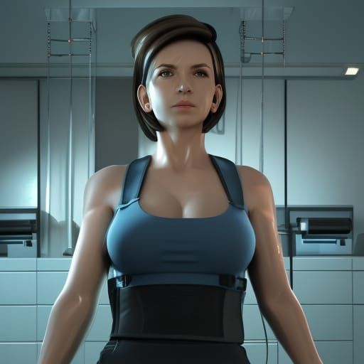 Jill Valentine at the Dentist: 3D Game Cinematic