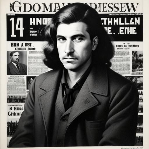 Vintage Portrait of an American Political Activist