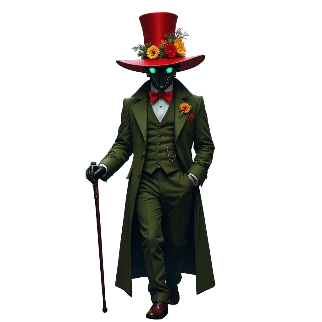 Man-Creature in Dreamlike Digital Oil Painting Style