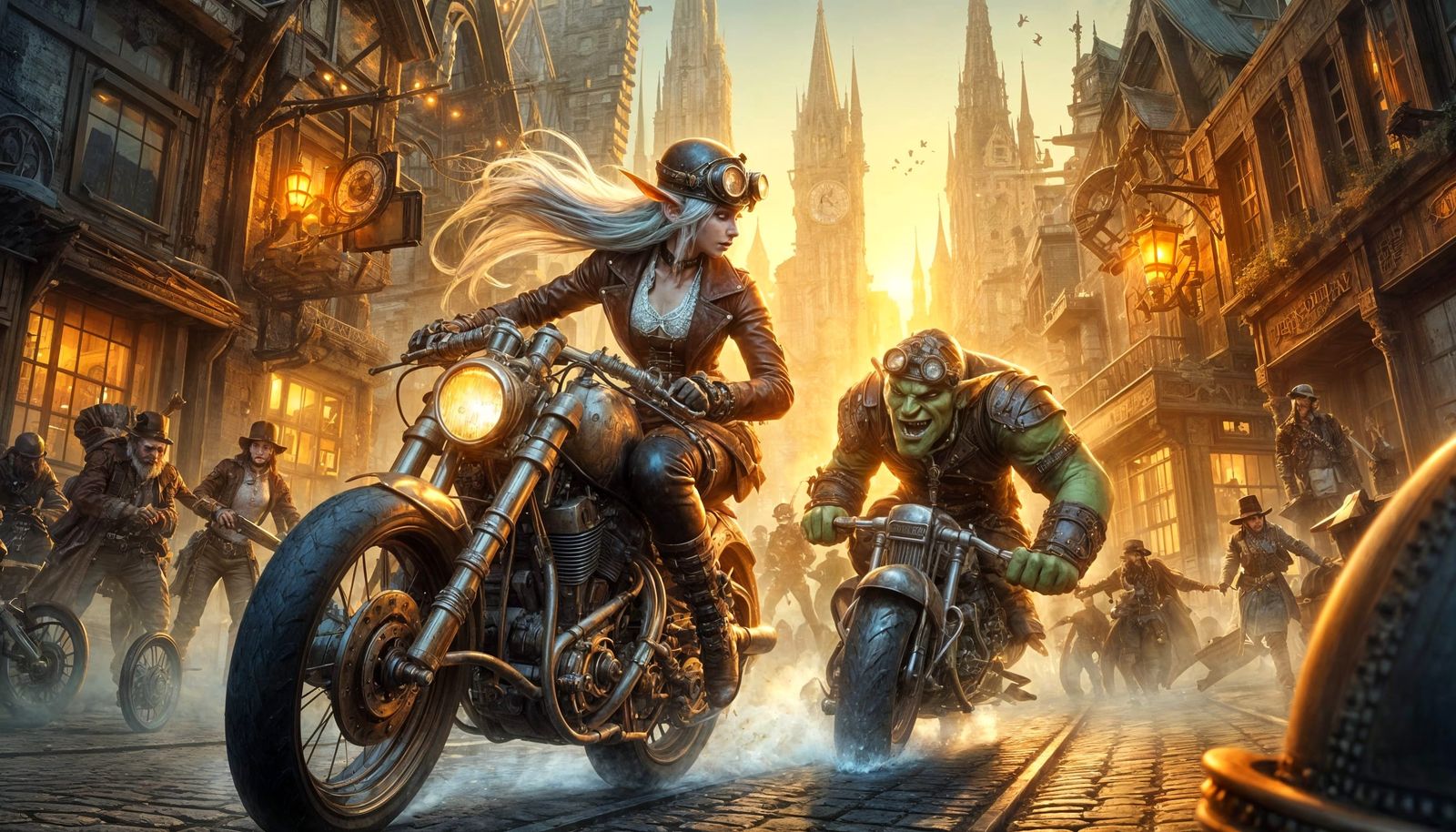 Steampunk Fantasy Chase