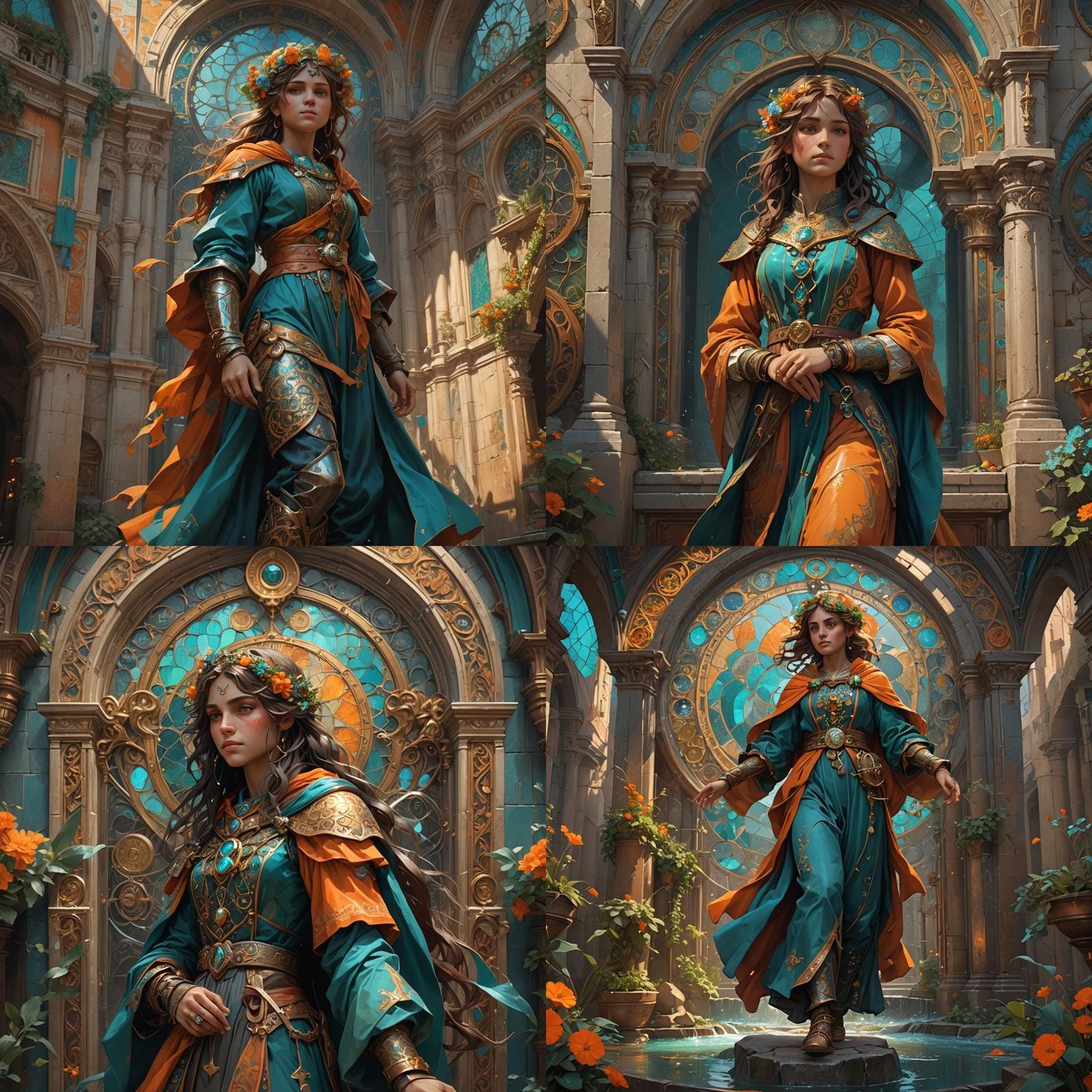 Medieval Italian Child: Dark Fantasy Concept Art