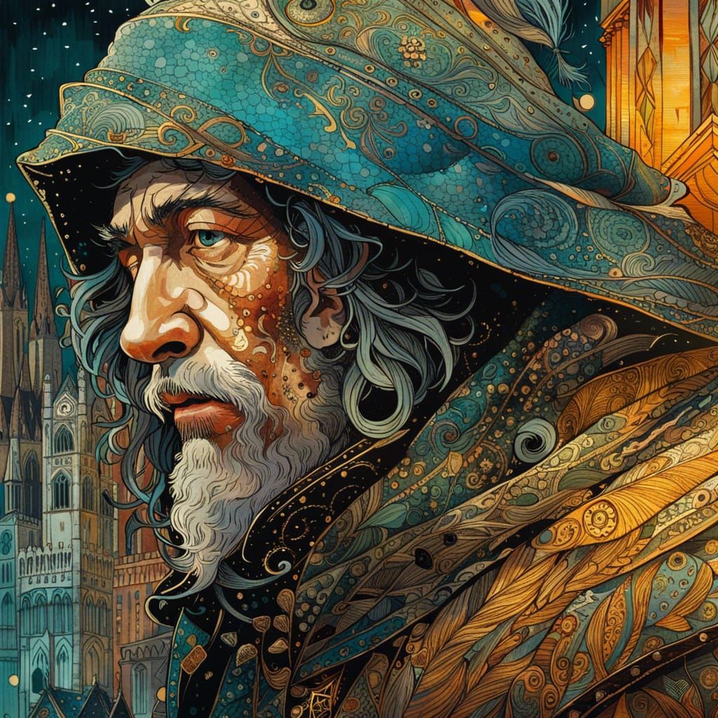 Medieval London Beggar: A Digital Art Masterpiece