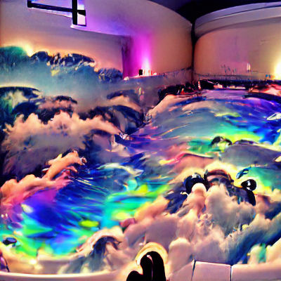 Ethereal Clouds and Light in a Heavenly Scene