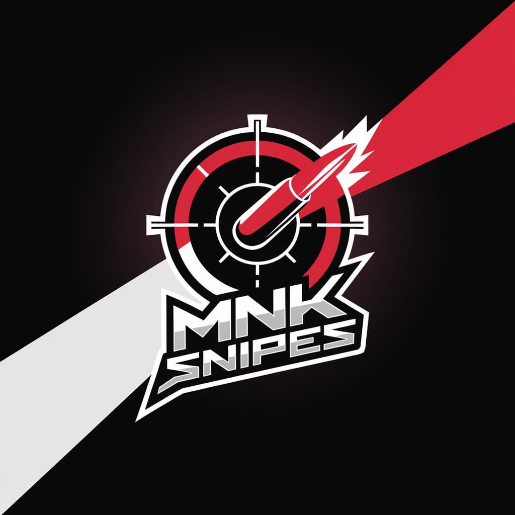 Epic Esports Logo with Piercing Bullet Crosshair