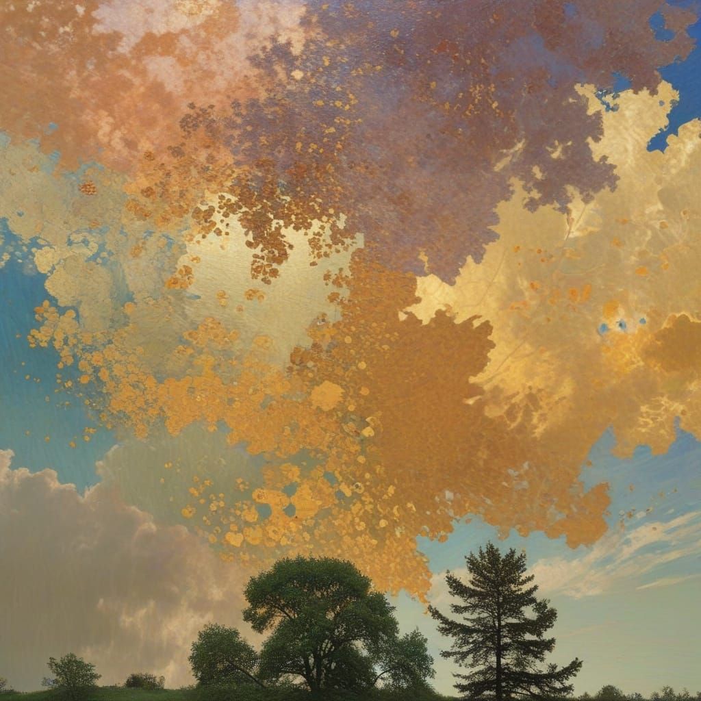 Dreamlike Landscape Blurs Realism and Art Nouveau