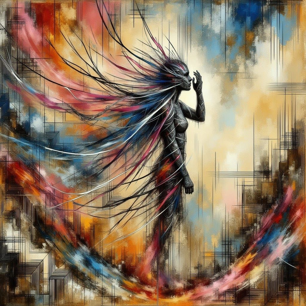 Surreal Urbanpunk Masterpiece in a Valley