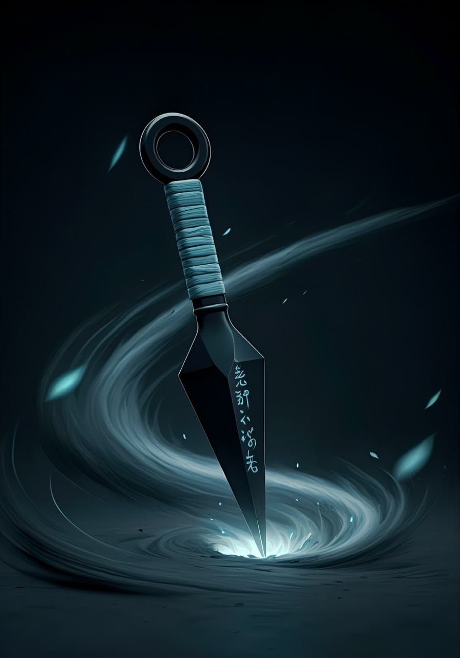 Hayate-no-Kunai, Kunai of the gale, can be thrown with preci...