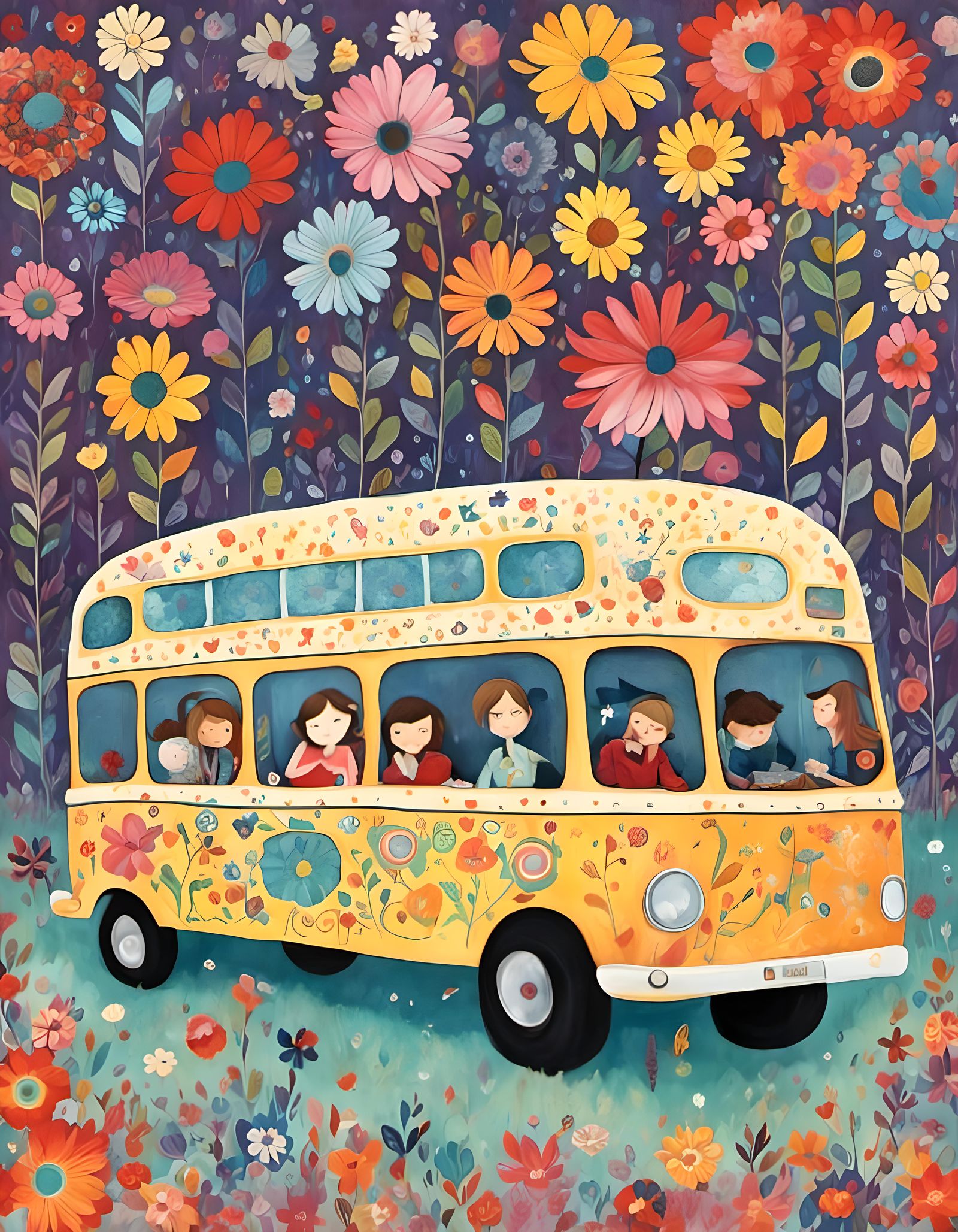 Bus Art Inspired by Maromi Sagi