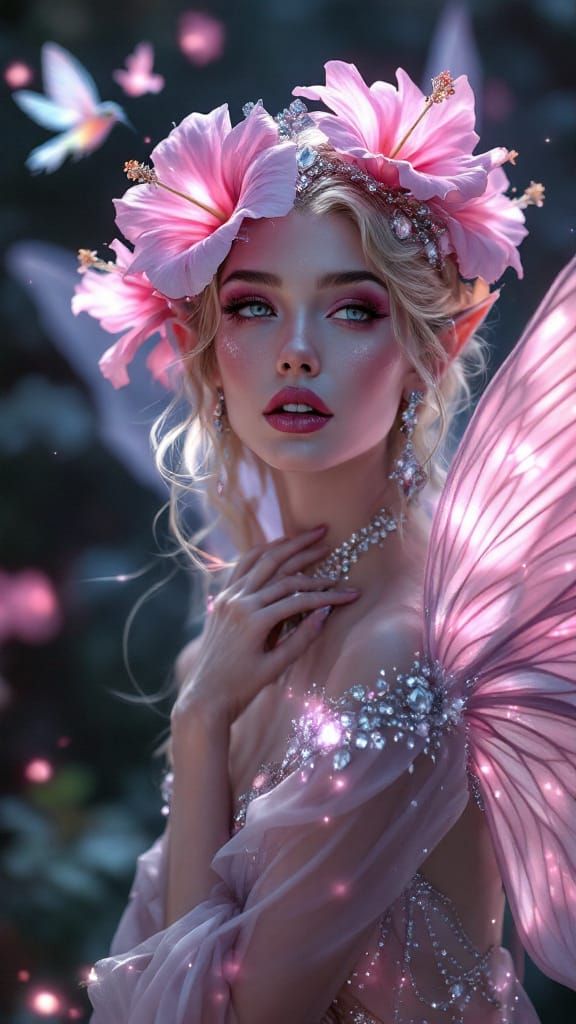Breathtaking Fairy Queen in Ethereal Fantasy Realism
