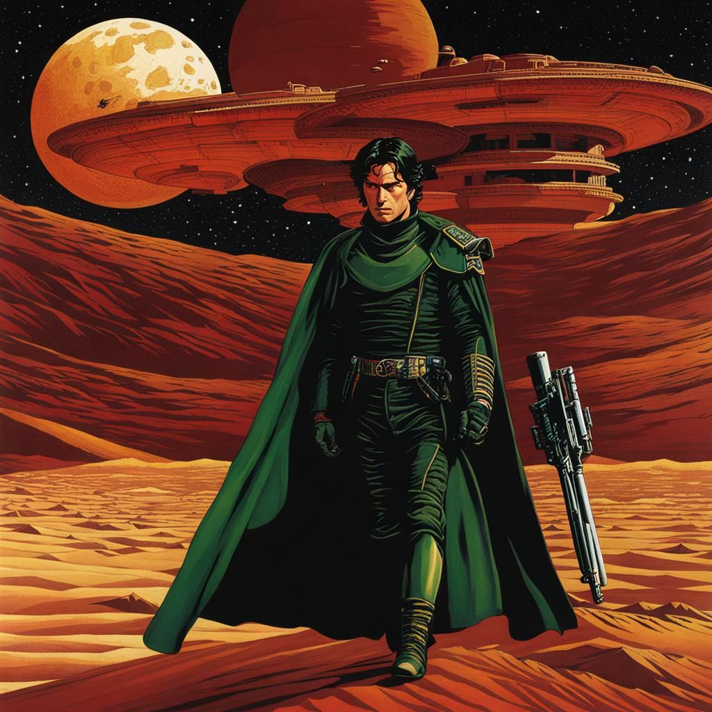 AI Generated Portrait of Paul Atreides