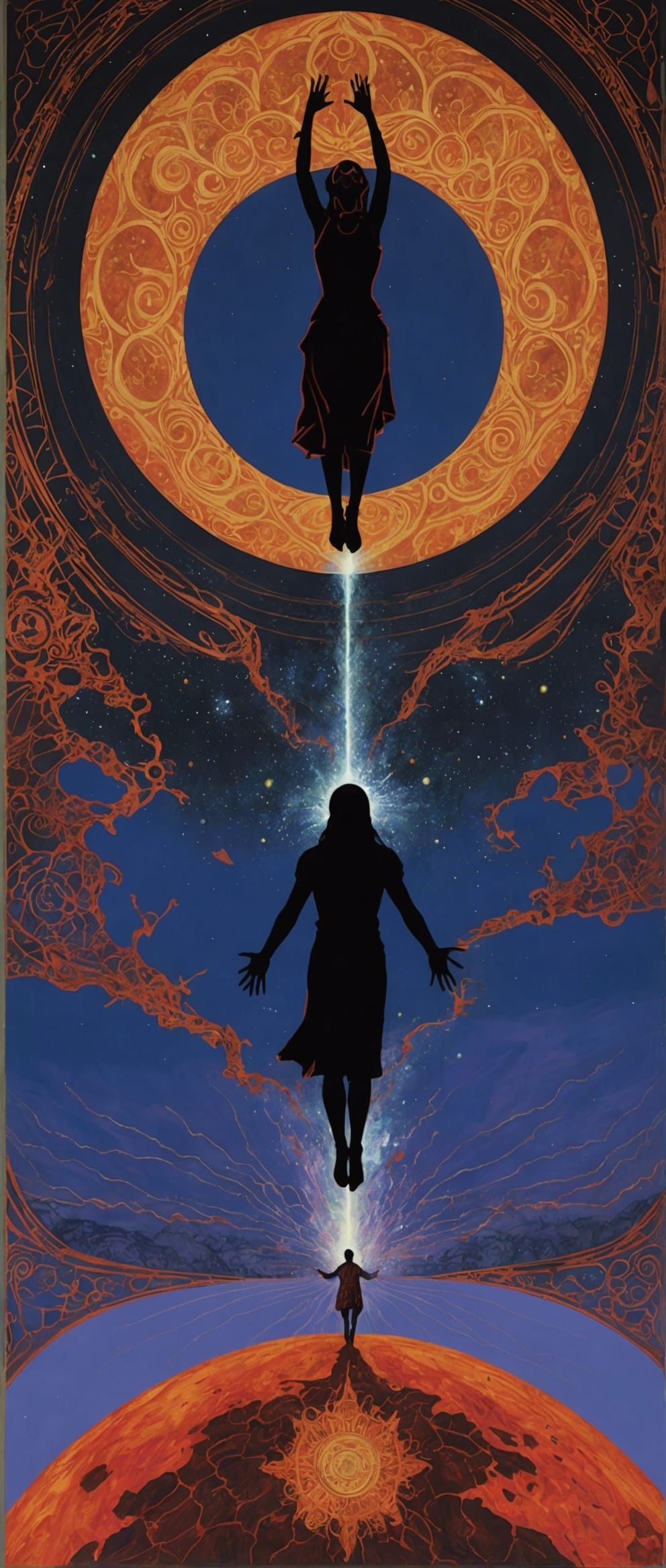 Nacreous Space Animation: Reaching Out