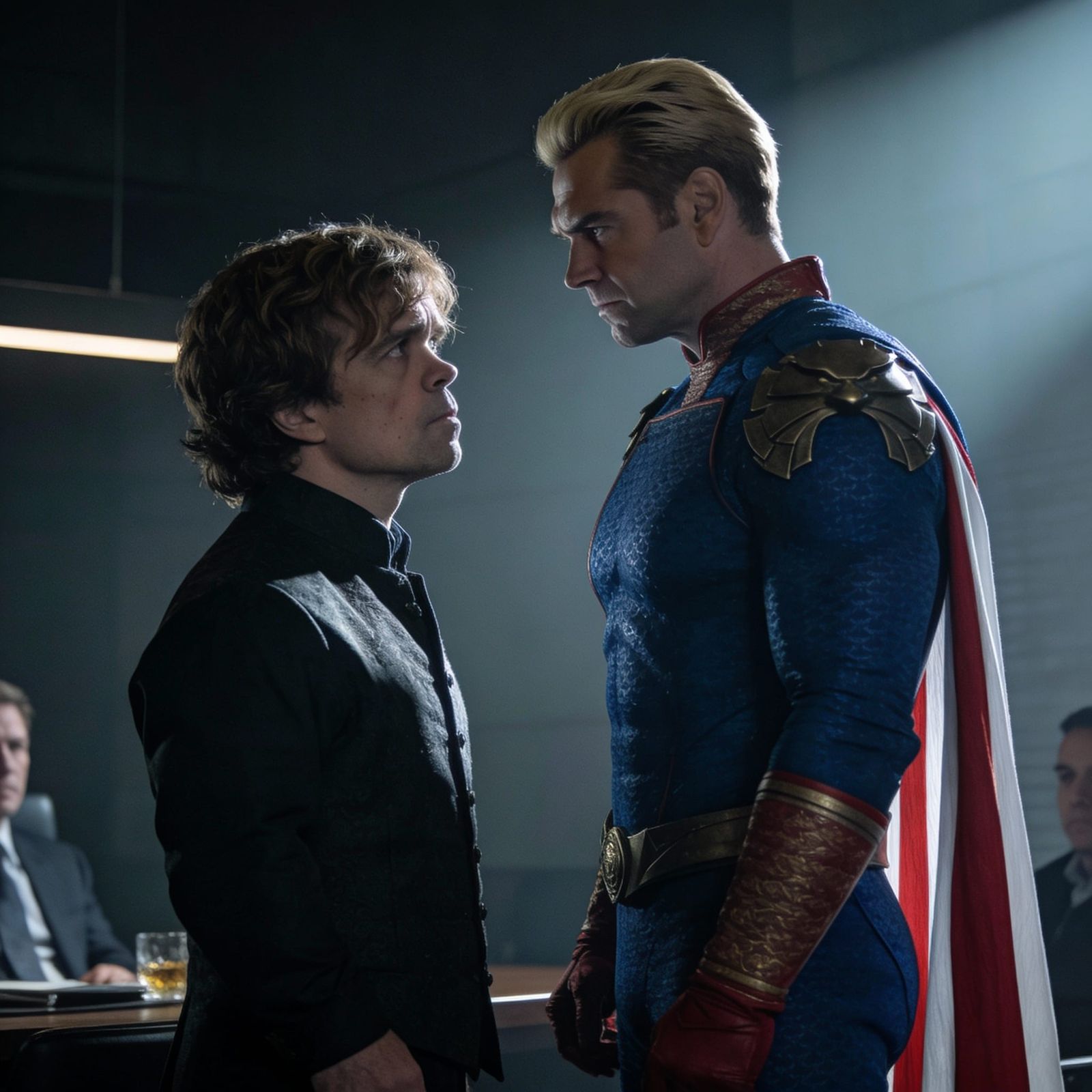 Joffrey Baratheon and Homelander Discuss Vought Takeover