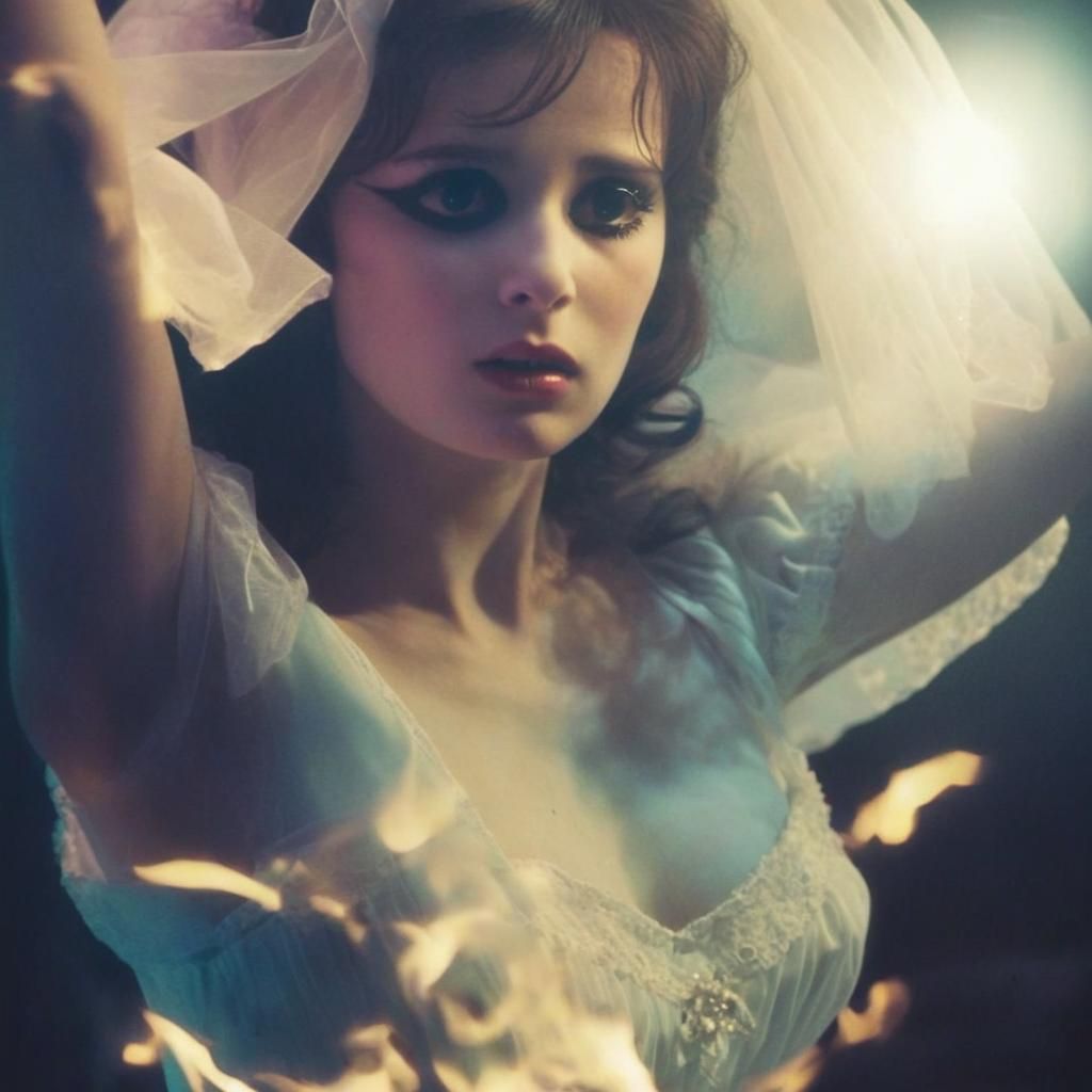 Surreal Eyes Without a Face: A Vibrant Expression of Loss