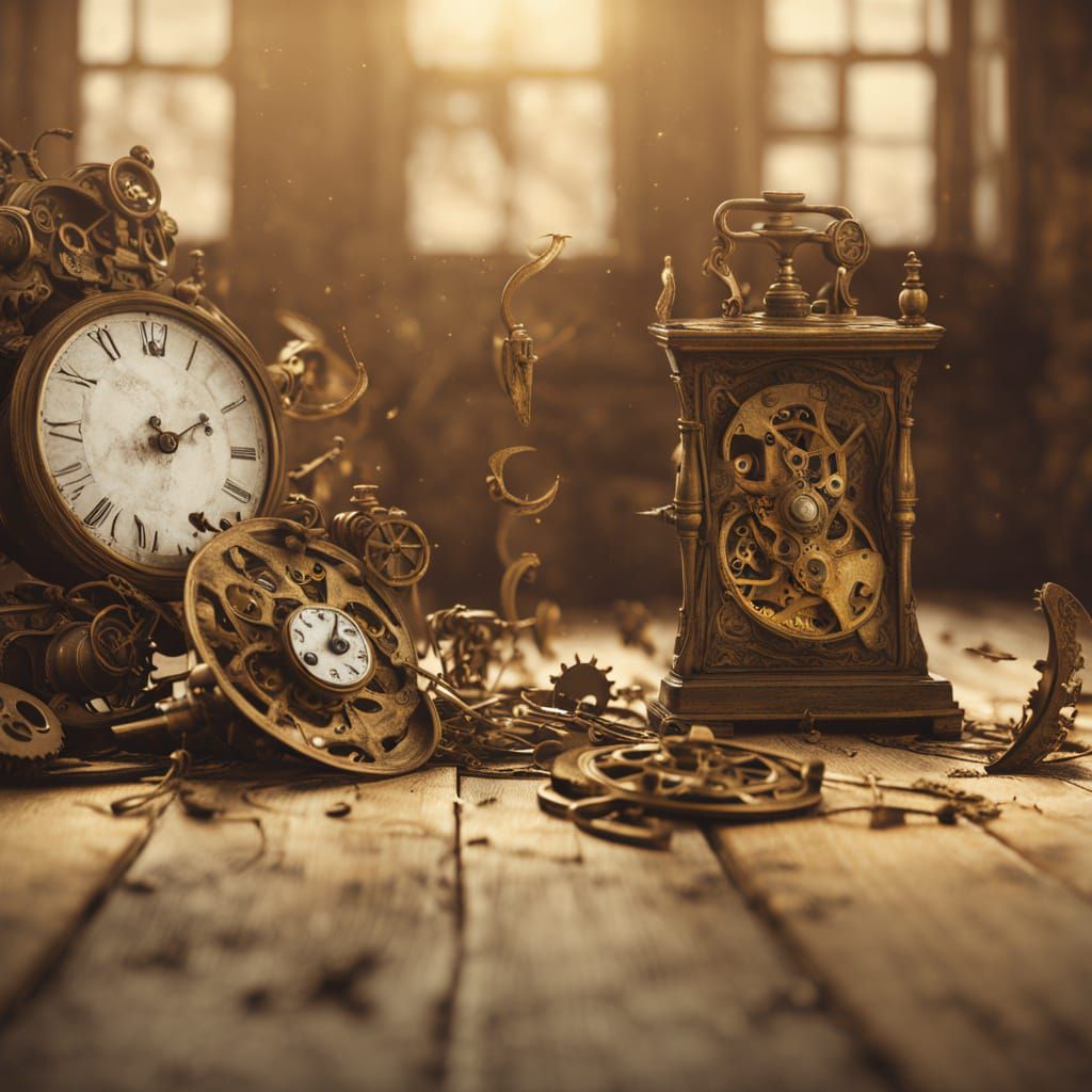 Surreal Masterpiece of Melting Time