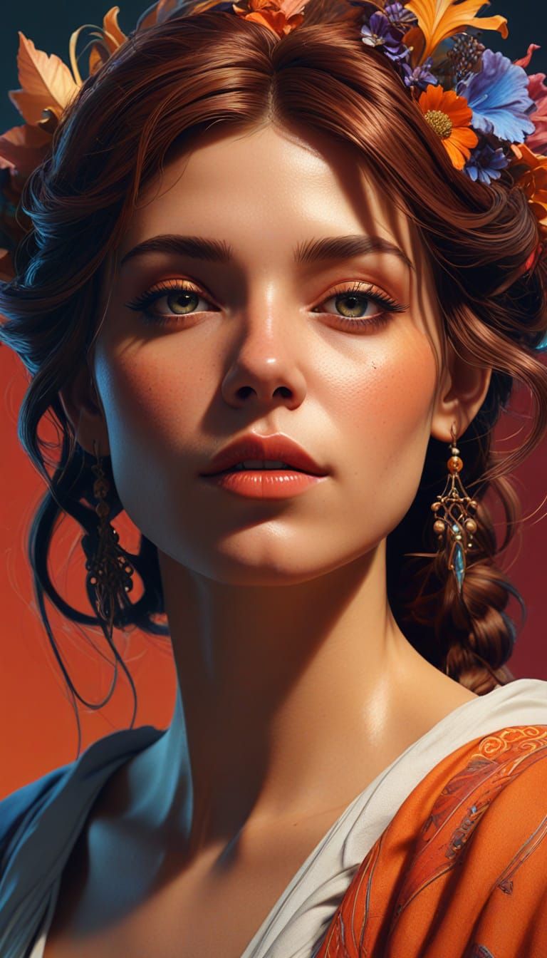 Anime Portrait Concept Art in 8K Resolution