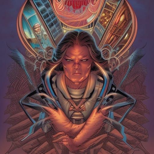 America: Dynamic Comic Book Art Illustration