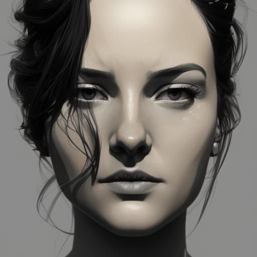 Alyssa Gillespie Portrait in Hyperdetailed Digital Art Style
