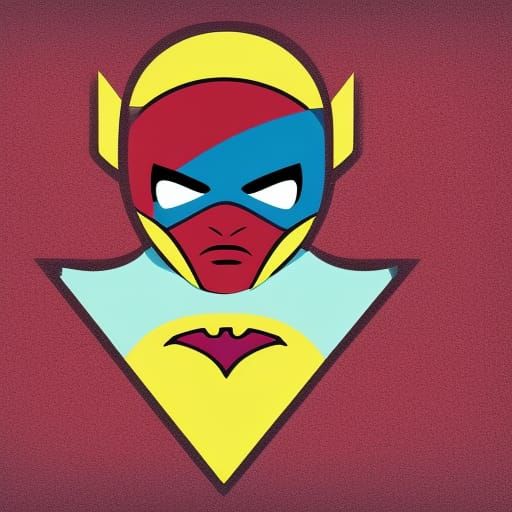 Superhero Emoji in Pop Art Style