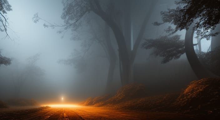 Ethereal Nether World: A Dark and Mysterious Landscape