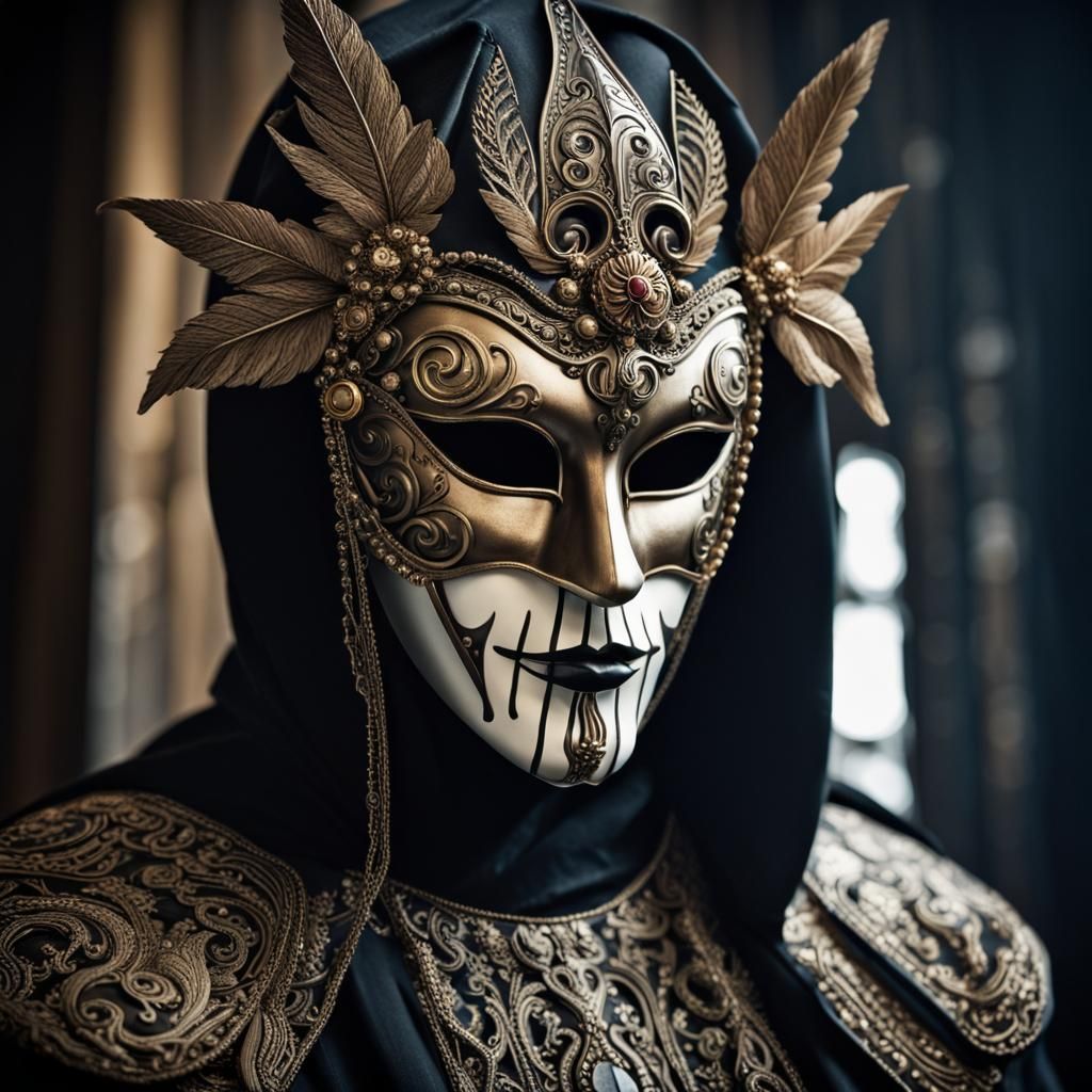 Phantom of the Opera: Hyperrealistic Cinematic Portrait