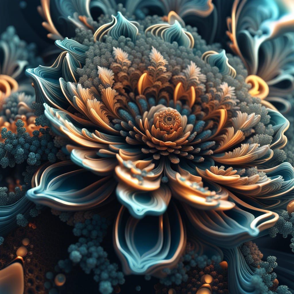 Fractal Flowers in Mandelbulb 3D