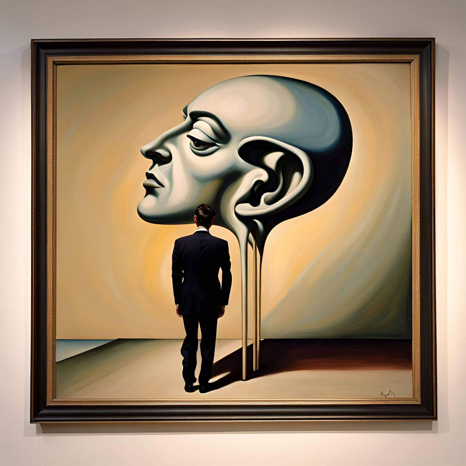 Man Meets His Surreal Alter Ego