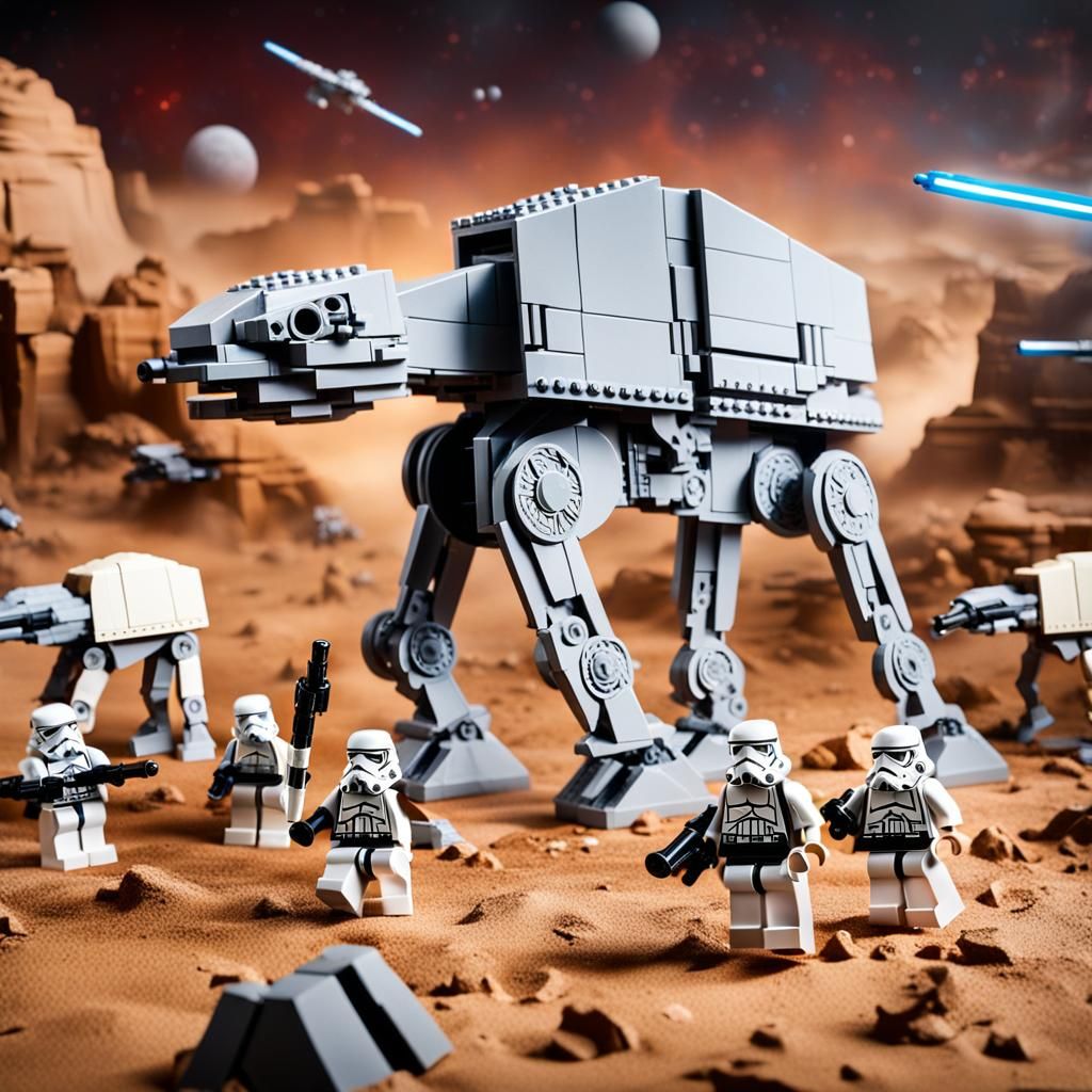 Stormtroopers in a battle
