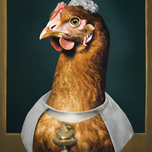 Chicken in Renaissance Style